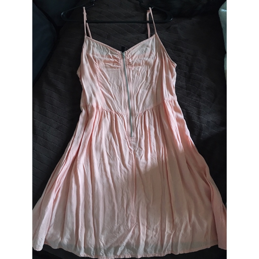 Light Pink/Peach H&M Divided Zip Dress